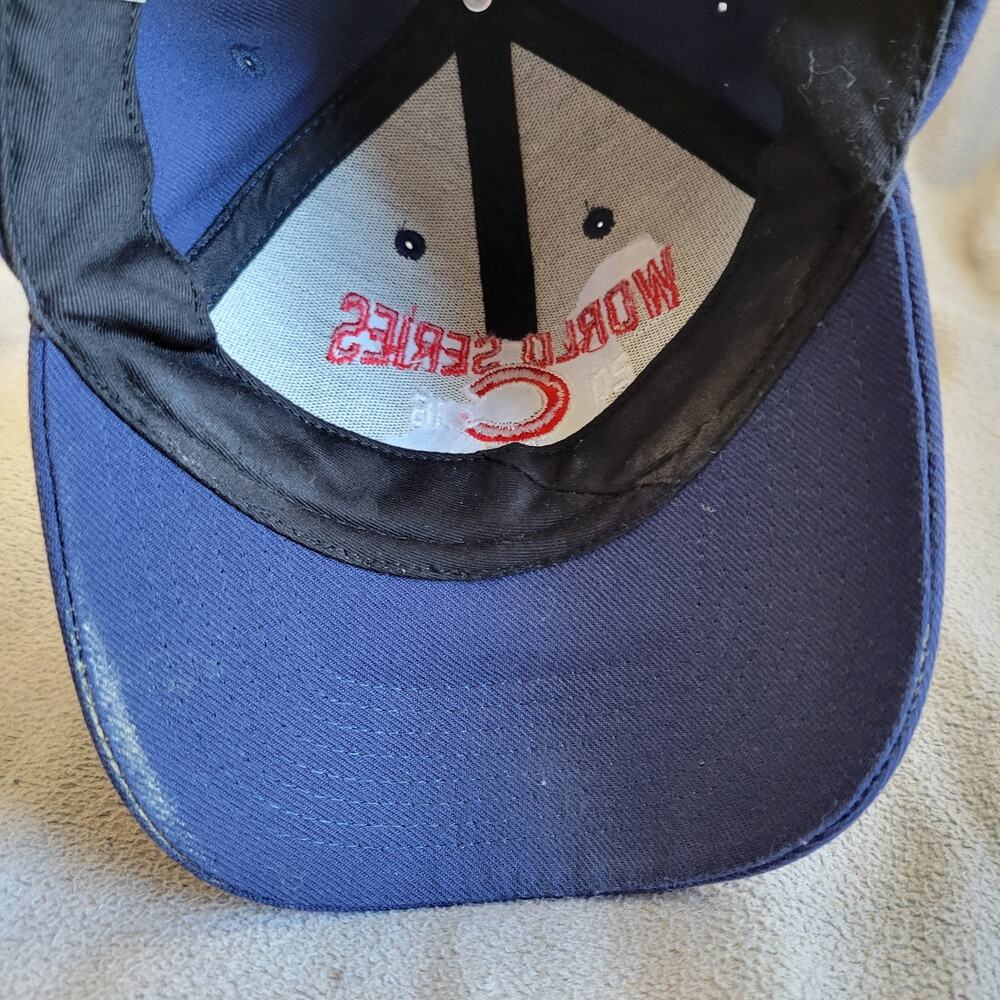 CHICAGO CUBS Hat Cap Blue 2016 World Series Champions Logo Adjustable Embroidere - Picture 6 of 8